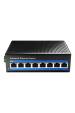Obrázok pre Cudy 8-Port 10/100M Industrial PoE Switch Nespravované Gigabit Ethernet (10/100/1000) Podpora napájení po Ethernetu (PoE) Černá