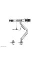 Obrázok pre Neomounts NM-D775DXSILVER Držák/stojan na monitor 81,3 cm (32") Stůl Stříbrná