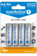 Obrázok pre Nabíjecí baterie everActive Ni-MH R6 AA 2000 mAh Silver Line