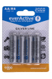 Obrázok pre Nabíjecí baterie everActive Ni-MH R6 AA 2000 mAh Silver Line