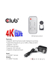 CLUB3D HDMI 2.0 UHD SwitchBox 4 Ports Obrázok pre CLUB3D HDMI 2.0 UHD SwitchBox 4 Ports