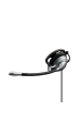 Obrázok pre Sennheiser SH 335 Sluchátka s mikrofonem Kabel Přes hlavu Hovory/hudba Černá, Stříbrná