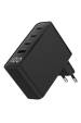 Obrázok pre Gembird TA-UC-PDQC100LCD-01-BK nabíječka na PDA/mobilní telefon Laptop, Chytrý telefon Černá AC Rychlé nabíjení Vnitřní