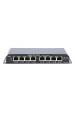 Obrázok pre Extralink Switch PoE KRATOS 7x Gigabit PoE, 1x Uplink RJ45, Zdroj napájení 24V 2.5A, Moc 60W