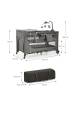 Obrázok pre Cestovní postýlka KinderKraft JOY 2 DARK GREY