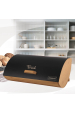 Obrázok pre Maestro MR-1775-BLACK nádoba na chléb Další Černá, Dřevo Bamboo, Kov