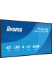 Obrázok pre iiyama LH4375UHS-B2AG sdělovací displej Plochá digitální tabule 108 cm (42.5") LCD Wi-Fi 500 cd/m² 4K Ultra HD Černá Zabudovaný procesor Android 11 24/7