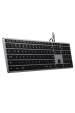Obrázok pre Satechi Slim W3 klávesnice Univerzální USB QWERTY Anglický Hliník, Černá