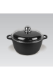 Obrázok pre Maestro MR-4628C Hrnec s poklicí 28 cm 5,8 l Černý