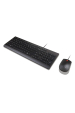 Obrázok pre Lenovo Essential Wired Combo Black US Euro klávesnice Obsahuje myš Univerzální USB Černá