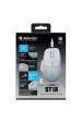 Obrázok pre WIRELESS MOUSE DEFENDER STIX GM-009 RF WHITE 3200dpi 7P