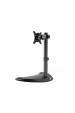 Obrázok pre Gembird MS-D1ST-04 Stojan na monitor (otočný, naklápěcí, otočný), 13”-32”, černý