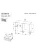 Obrázok pre Cama ALMERA 5903815010736 komoda