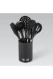 Obrázok pre Kuchyňské náčiní MAESTRO MR-1542-BLACK 8 prvků Černá