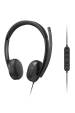 Obrázok pre Lenovo VoIP Headset 5000 Sluchátka s mikrofonem Kabel Přes hlavu Kancelář / call centrum USB typu C Černá