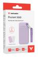 Obrázok pre Verbatim Pocket SSD 2 TB USB typu C 3.2 Gen 2 (3.1 Gen 2) Purpurová