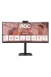 Obrázok pre AOC E4 CU34E4CW počítačový monitor 86,4 cm (34") 3440 x 1440 px UltraWide Quad HD LED Černá