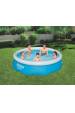 Obrázok pre Bestway Fast Set 57266 nadzemní bazén Nafukovací bazén Kulatý 3638 l Modrá