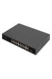 Obrázok pre Digitus DN-95355 síťový přepínač Nespravované Gigabit Ethernet (10/100/1000) Podpora napájení po Ethernetu (PoE) 1U Černá