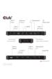 Obrázok pre CLUB3D 14-1 USB-C Quad Display Docking Station Dokovací USB4