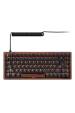 Obrázok pre Sharkoon 100068081 klávesnice Domácí USB QWERTZ Německý Černá, Dřevo