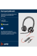 Obrázok pre HP Poly Stereofonní náhlavní souprava Poly Blackwire 8225 USB-C + adaptér USB-C/A