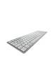 Obrázok pre CHERRY KW 9100 SLIM FOR MAC klávesnice Univerzální USB + Bluetooth QWERTZ Německý Stříbrná