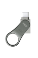 Obrázok pre Silicon Power Mobile C80 USB paměť 128 GB USB Type-A / USB Type-C 3.0 (3.1 Gen 1) Titanium