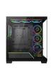 Obrázok pre Počítačová skříň MODECOM VOLCANO STELLAR PLUS ARGB MIDI 8F Černá