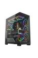Obrázok pre Počítačová skříň MODECOM VOLCANO STELLAR PLUS ARGB MIDI 8F Černá