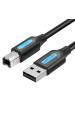 Obrázok pre Vention COQBJ USB kabel USB 2.0 0,5 m USB A USB B Černá
