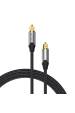 Obrázok pre Vention BAVHI audio kabel 3 m Toslink Hliník, Šedá