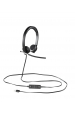 Obrázok pre Logitech H650e Sluchátka s mikrofonem Kabel Přes hlavu Kancelář / call centrum USB Typ-A Černá, Stříbrná