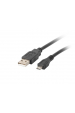 Obrázok pre Lanberg CA-USBM-10CC-0010-BK USB kabel 1 m USB 2.0 Micro-USB B USB A Černá