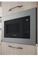 Obrázok pre Indesit MWI 120 GX Nerezová ocel Mikrovlnná trouba s grilem Vestavěné 20 l 800 W