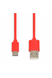 Obrázok pre KABEL I-BOX USB 2.0 TYP C, 2A 1M ČERVENÝ