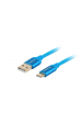Obrázok pre Lanberg CA-USBO-22CU-0005-BL USB kabel 0,5 m USB 2.0 USB A USB C Modrá