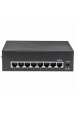 Obrázok pre Intellinet 561204 síťový přepínač Řízený Gigabit Ethernet (10/100/1000) Podpora napájení po Ethernetu (PoE) Černá