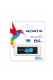 Obrázok pre ADATA UV320 USB paměť 64 GB USB Typ-A 3.2 Gen 1 (3.1 Gen 1) Černá, Modrá