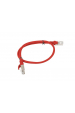 Obrázok pre LANBERG PATCHCORD UTP CAT.5E 0.5M RED PCU5-10CC-0050-S