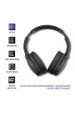 Obrázok pre Qoltec 50851 Bezdrátová sluchátka s mikrofonem Super Bass | Dynamický | BT | Černá