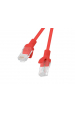 Obrázok pre Lanberg PCU5-10CC-0200-R síťový kabel 2 m Cat5e U/UTP (UTP) Červená