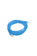 Obrázok pre Lanberg PCU5-10CC-0300-B síťový kabel Modrá 3 m Cat5e U/UTP (UTP)