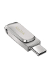 Obrázok pre SanDisk Ultra Dual Drive Luxe 128 GB USB 3.2 Gen 1 (3.1 Gen 1) nerezová ocel