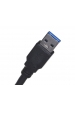 Obrázok pre Lanberg CA-USBA-30CU-0018-BK USB kabel 1.8m 3.0 USB A Černá