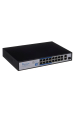 Obrázok pre Extralink Switch PoE VIRTUS V3 16x 100Mb/s PoE/PoE+, 2x Gigabit RJ45 + 1x SFP, 150W