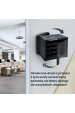 Obrázok pre Extralink Racková skříň 12U 600x600 AZH Černá montovaná na zdi, dvoudílná