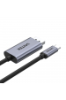 Obrázok pre UNITEK V1409A kabelová redukce USB-C DisplayPort Černá, Šedá