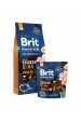 Obrázok pre BRIT Premium by Nature Senior Small&Medium Chicken - suché krmivo pro psy - 15 kg