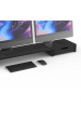 Obrázok pre Stojan pro dva monitory s univerzálním bezdrátovým nabíjením POUT EYES 9 Černá barva